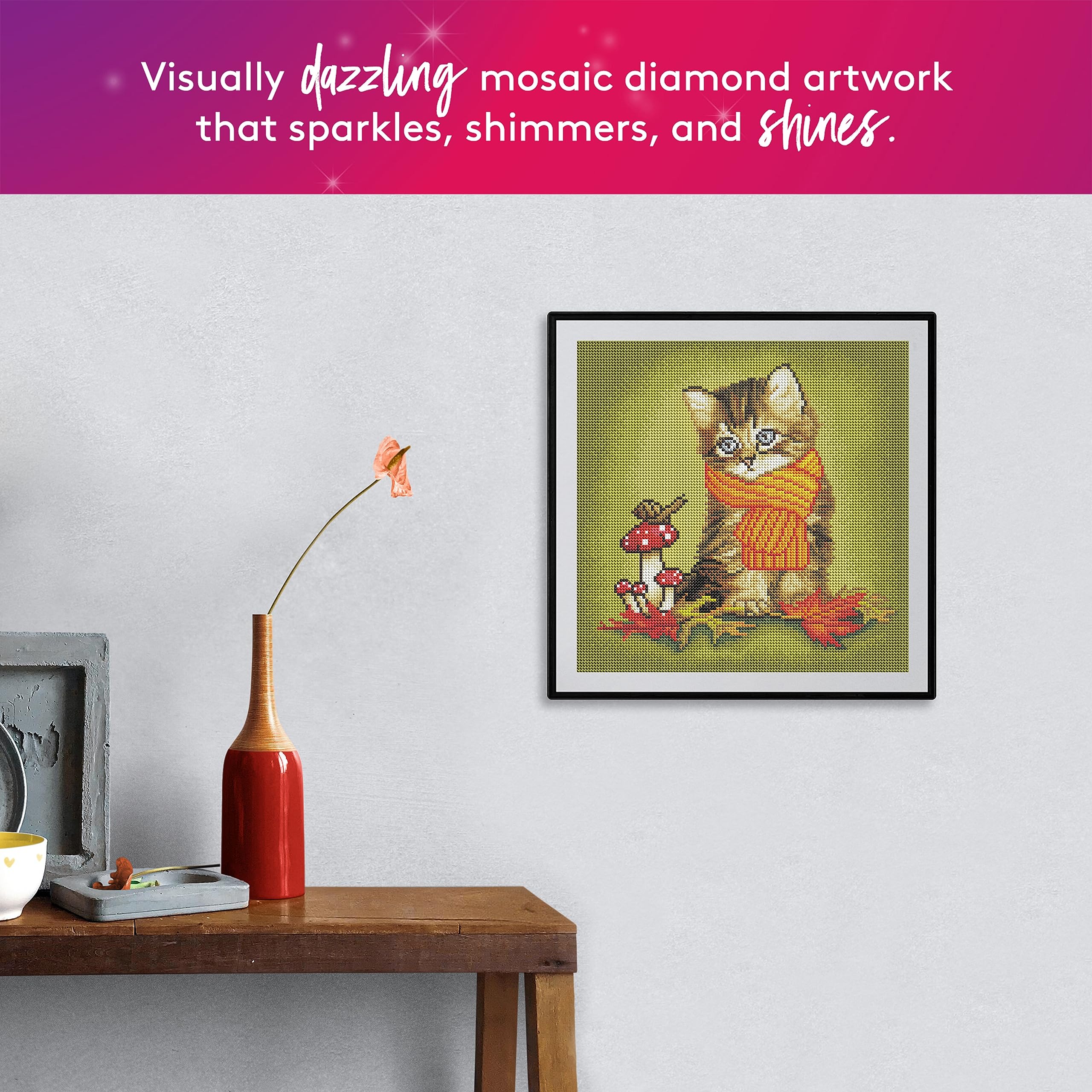 Amazon.co.jp: DIAMOND ART CLUB Making Friends - Kitty : おもちゃ